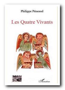 La couverture du livre les Quatre Vivants avec une illustration