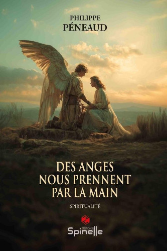 La couverture du livre Des anges nous prennent par la main