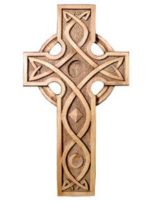 Croix inspirée de motifs celtes