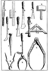 Outils du sculpteur sur bois